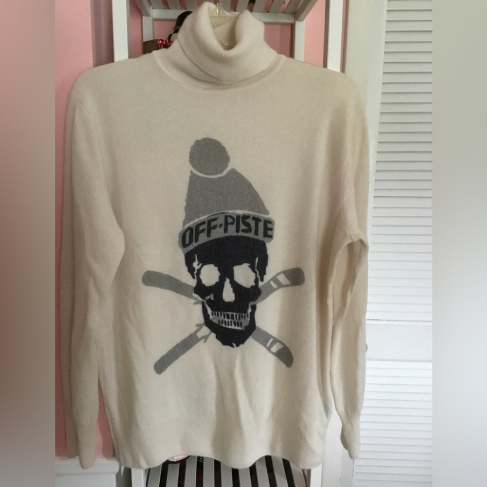 360 Cashmere Off Piste turtleneck sweater large EUC